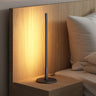 Plumb Rod Plug-In LED Night Light Simple Creative Bedside Table Lamp in Black, Warm/White Light