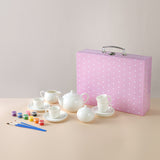 Lead-Free Porcelain DIY Tea Set
