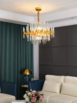 Crystal Rod Chandelier