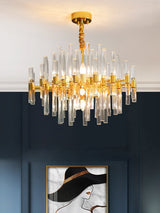 Crystal Rod Chandelier