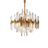 Crystal Rod Chandelier