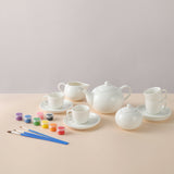 Lead-Free Porcelain DIY Tea Set