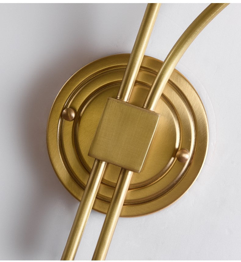 Brass Flora Wall Lamp 