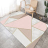 Colorblock Geometric Living Room Rug Polyester Novelty Abstract Rug Washable Pet Friendly Carpet Pink Clearhalo 'Area Rug' 'Modern' 'Rugs' Rug' 1716441