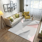 Colorblock Geometric Living Room Rug Polyester Novelty Abstract Rug Washable Pet Friendly Carpet Grey Clearhalo 'Area Rug' 'Modern' 'Rugs' Rug' 1716444