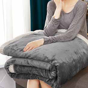 Poly Milk Cashmere Flannel Blanket/Quilt