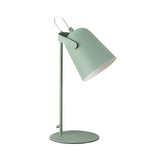 Nordic Style Bucket Desk Light Rotatable 1 Light Metal Plug In Desk Lamp for Dormitory Bedroom