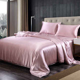 19MM Heavy Moisturizing And Luxurious Pure Mulberry Silk Duvet Cover Bedding Set (Silk Pillowcase /Quilt Cover /Sheet)