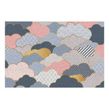 Colorful Japanese Cloud Pattern PVC Entrance Mat