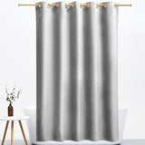 Gray Velvet Shower Curtain