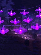 Halloween String Light with 10pcs Bat Shaped Bulb 1pc - Lighting & Lamp