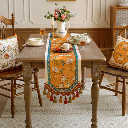 Rafal American table flag retro heavy industry light luxury coffee table dining table TV cabinet tablecloth shoe cabinet cloth dresser cover towel