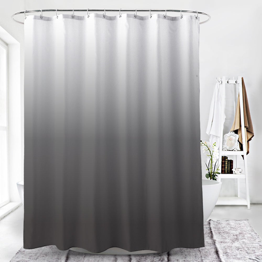Grey Gradient Shower Curtain
