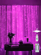 Control Curtain Decorative String Light with 300pcs Bulb Remote - Novelty Lighting