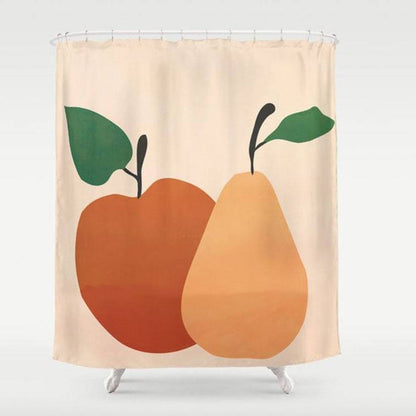 Apple and Pear Shower Curtain