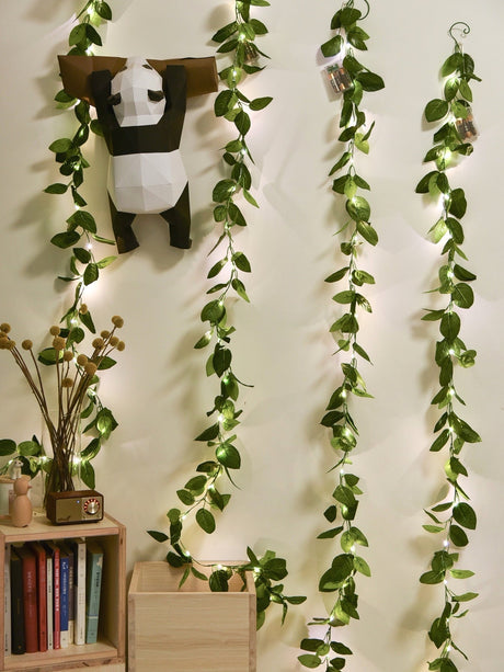 Artificial Leaf Vine String Light with 20pcs Bulb 1pc - Novelty Lighting