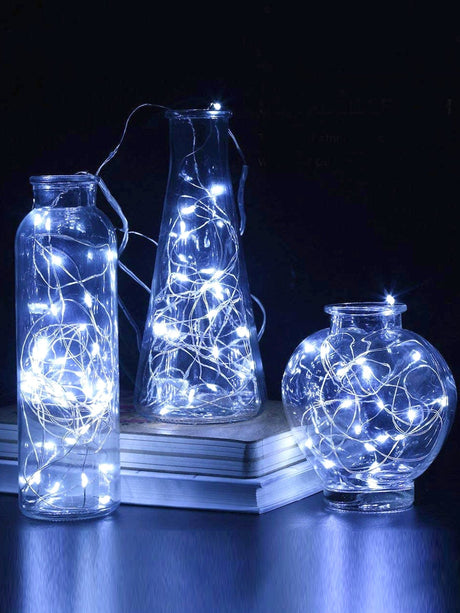 Copper String Light with 30pcs Bulb 2pcs - Novelty Lighting