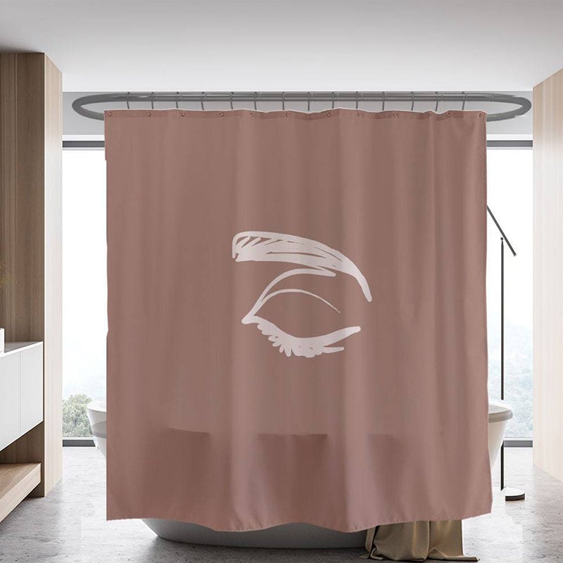 Cute Red Eye Shower Curtain