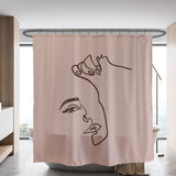 Face Shower Curtain