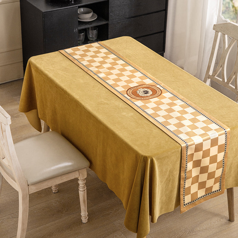 Rolla Holiday retro high-end table flag cloth velvet light luxury TV cabinet coffee table dining table decoration cloth bed end cover towel
