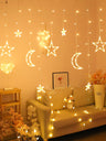 126 Led 3m Star & Moon String Light - Novelty Lighting