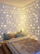 Led 2 x 2M Curtain String Light with 20pcs Clip 200 - Novelty Lighting