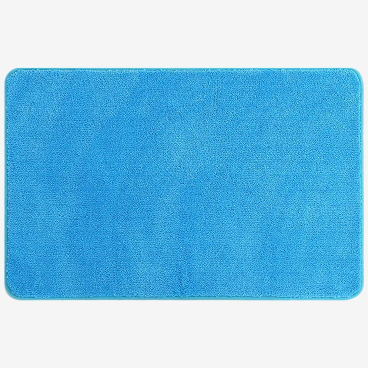 Feblilac Solid Color Tufted Bath Mat, Multiple Sizes Bath Mat, Pure Non-Slip Bathmat