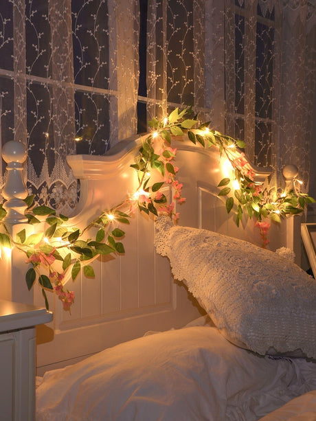 Artificial Flower Vine String Light with 20pcs Bulb 1pc - Novelty Lighting