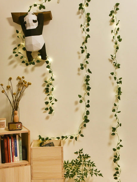 Artificial Leaf Vine String Light with 20pcs Bulb 1pc - Novelty Lighting