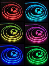 5m Multicolored Strip Light With 24 Keys Remote Control