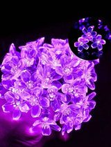 String Light 2m Length With 20pcs Flower Bulb
