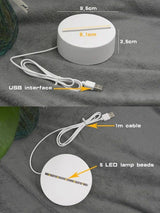 3D Camera Design Night Light 1pc