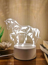 3 Color Horse Shaped Night Light