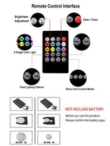 7 Color Options LED Car Light