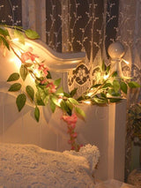 Artificial Flower Design String Light With 20pcs Bulbs