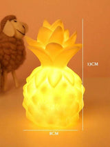 Cute Pineapple Shaped  3 Color Options Night Light 1pc