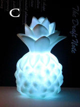 Cute Pineapple Shaped  3 Color Options Night Light 1pc