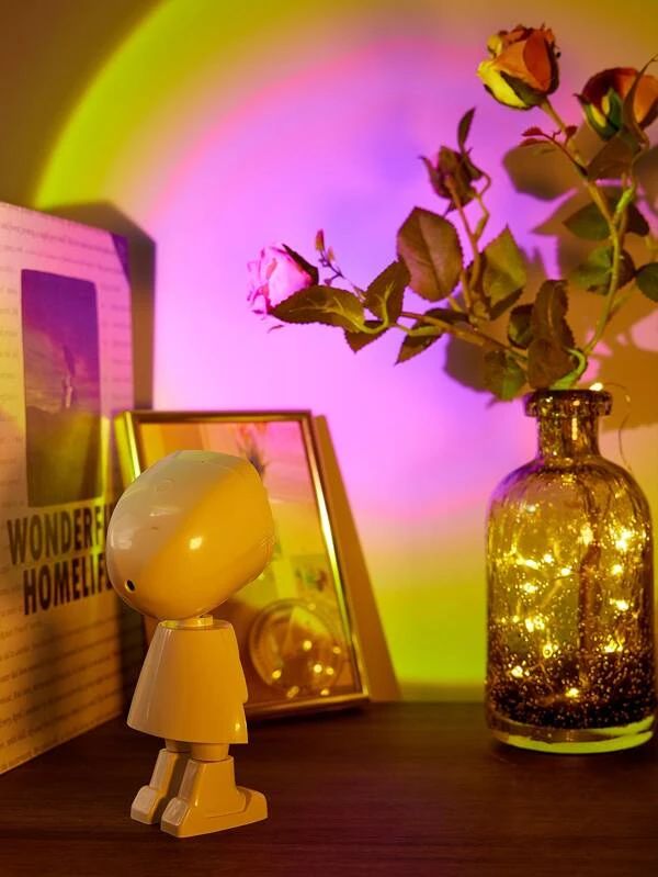 Robot Design Sunset Light 1pc