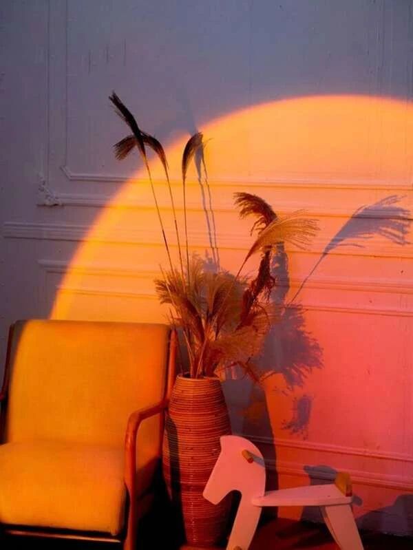Robot Sunset Projection Light 1pc