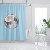 Coconut Shower Curtain (Blue Green Pink)