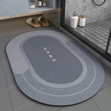 Oval Diatomaceous Earth Bathroom Mat