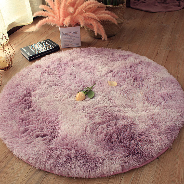 Round Pure Color Mat