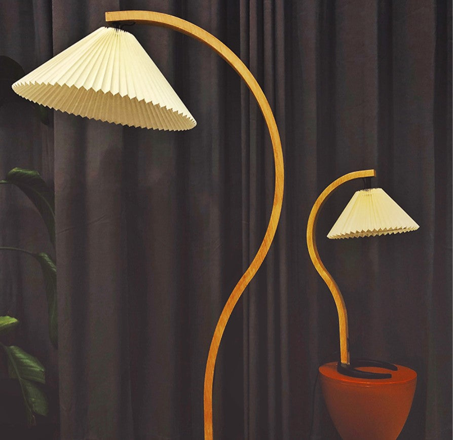 Caprani Bentwood Table Lamp & Floor Lamp