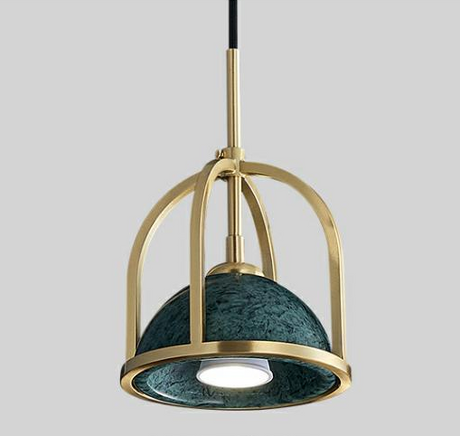 Bronze Marble Pendant Lamp