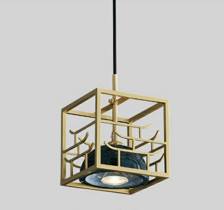 Bronze Marble Pendant Lamp