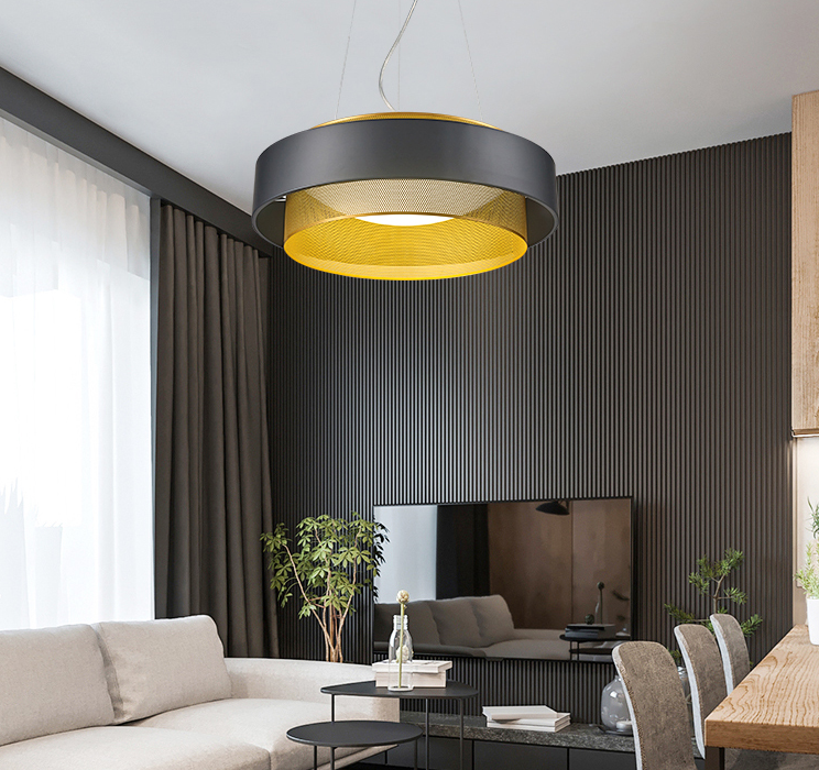 Double Layer Round Pendant Lamp