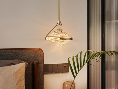 Crystal Glass Pendant Lamp