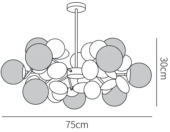 Flower Branch Chandelier