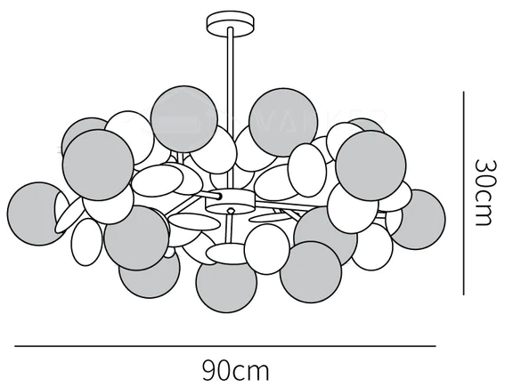 Flower Branch Chandelier