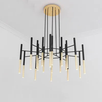 Metal Tubular Chandelier